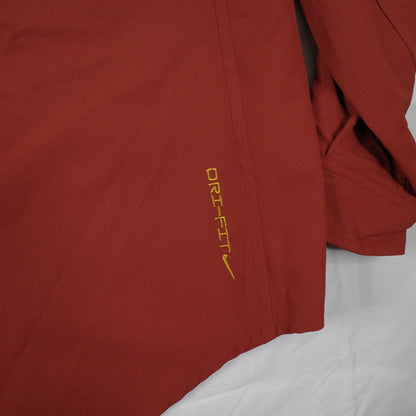 Nike ACG Dri-FIT UV Dev Trail Track Set Full Long Sleeve Button Up Pants Brown Mens Large SET NEW