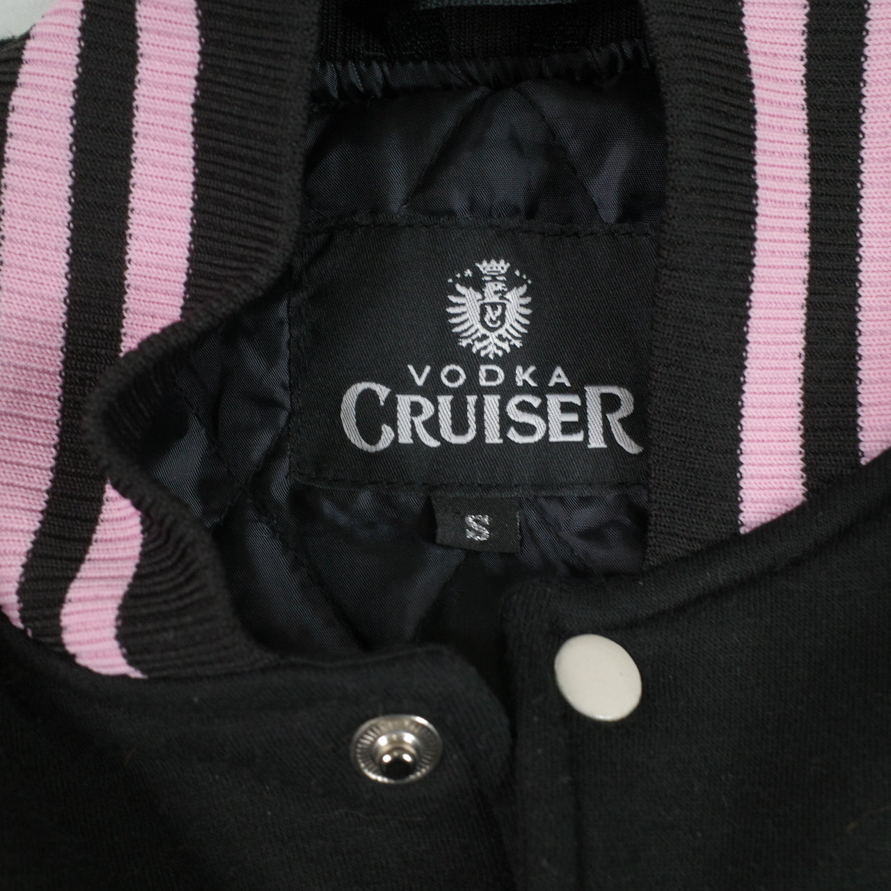 VIntage Vodka Cruiser Varsity Collage Jacket Guava Men's Small