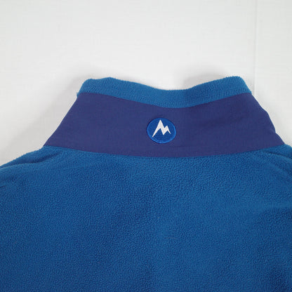Marmot Fleece Jacket Polartec Full Zip Mens XL Blue Insulated Layer