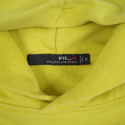 RLX Alpine Ski Technology Yellow RLX67 Ralph Lauren Hoodie Mens XL