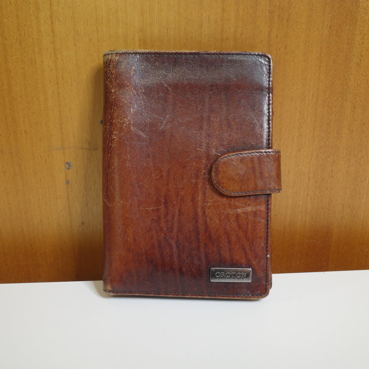 Vintage Oroton Leather Medium Grain Made In Australia Wallet Rectangle