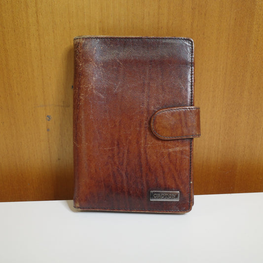 Vintage Oroton Leather Medium Grain Made In Australia Wallet Rectangle