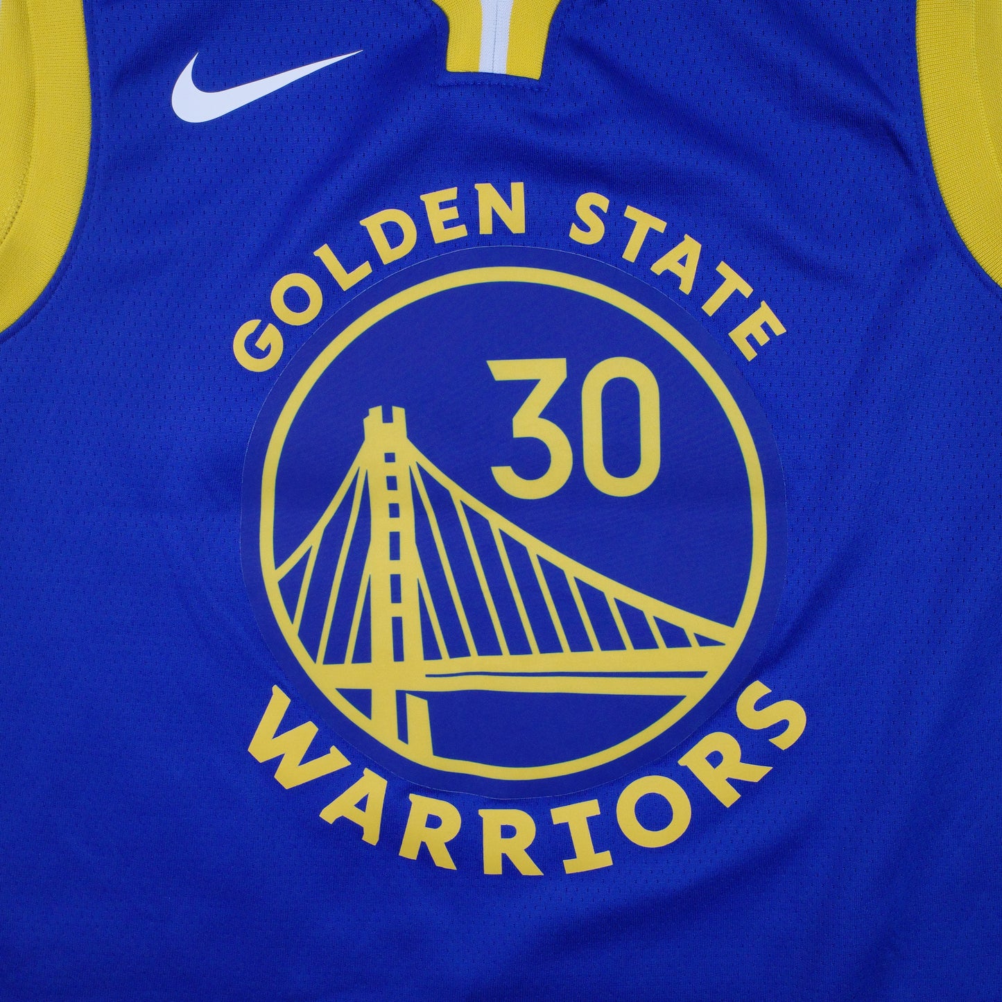 Nike Authentic Swingman Steph Curry Golden State Blue Home Jersey Size 52
