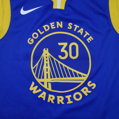 Nike Authentic Swingman Steph Curry Golden State Blue Home Jersey Size 52