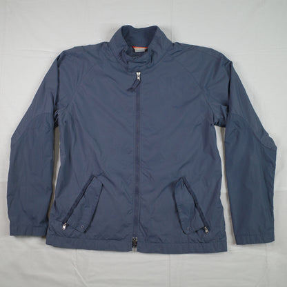Vintage 90s Blue Nike Nylon Sportswear Zip Up Jacket Bomber Men's XL