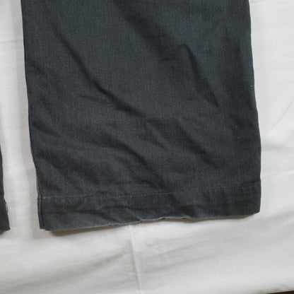 Tommy Hilfiger Pants Mens W40 L34 Baggy Pocket Black Faded Cargo Chino