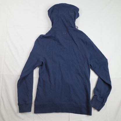 Vintage Converse Cons Blue Full Zip Up Hoodie Mens Medium