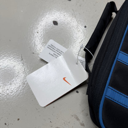 Vintage Nike 90s Insulated Lunchbox Travel Bag Blue Black Embroidered Logo New with Tags