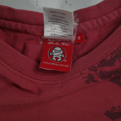 Vintage Samurai Champloo Anime Madman Otaku Wear 00's Faded Red Australia Release Small