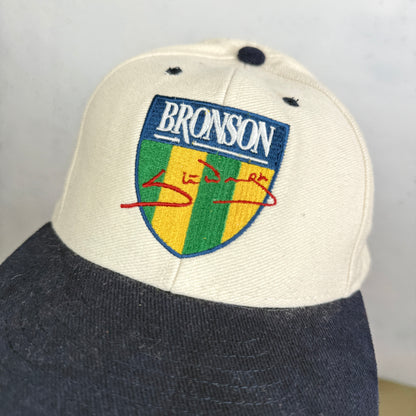 00's Bronson Shield Crest Navy Cream Cap