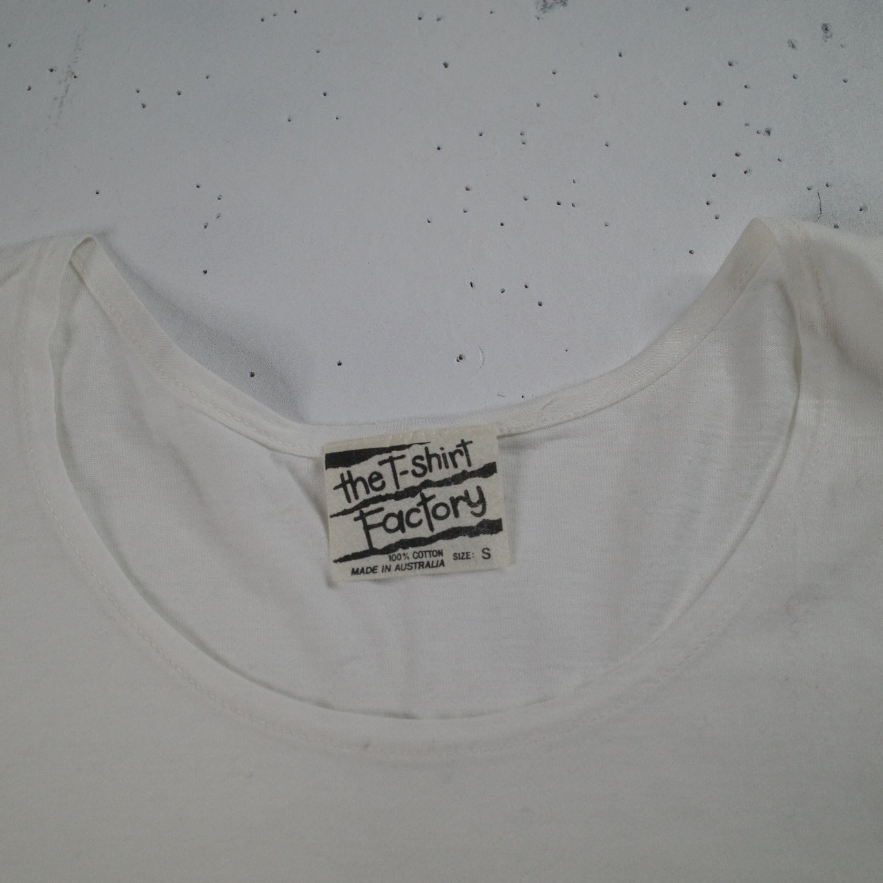 Vintage Elvis Presley 1980's the T-shirt factory Made In Australia Cairns White T-Shirt Men's Small
