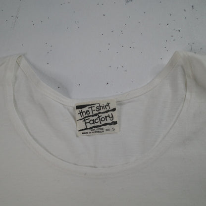 Vintage Elvis Presley 1980's the T-shirt factory Made In Australia Cairns White T-Shirt Men's Small