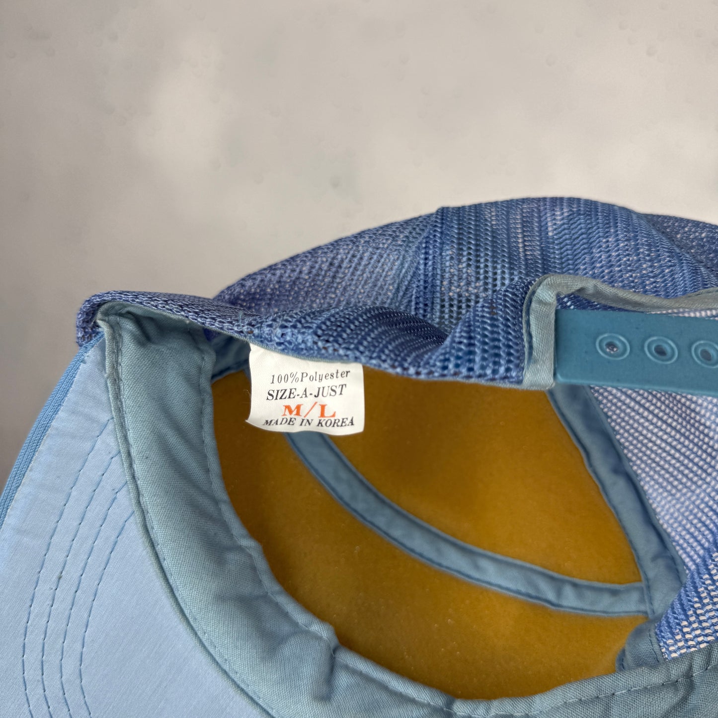 Vintage Cricket United Kingdom Light Blue Snapback Cap