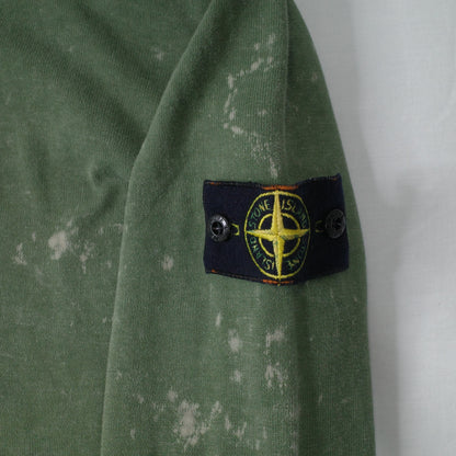 Stone Island OVD Acid Wash Green Thin Sweatshirt Crewneck XXL NWT