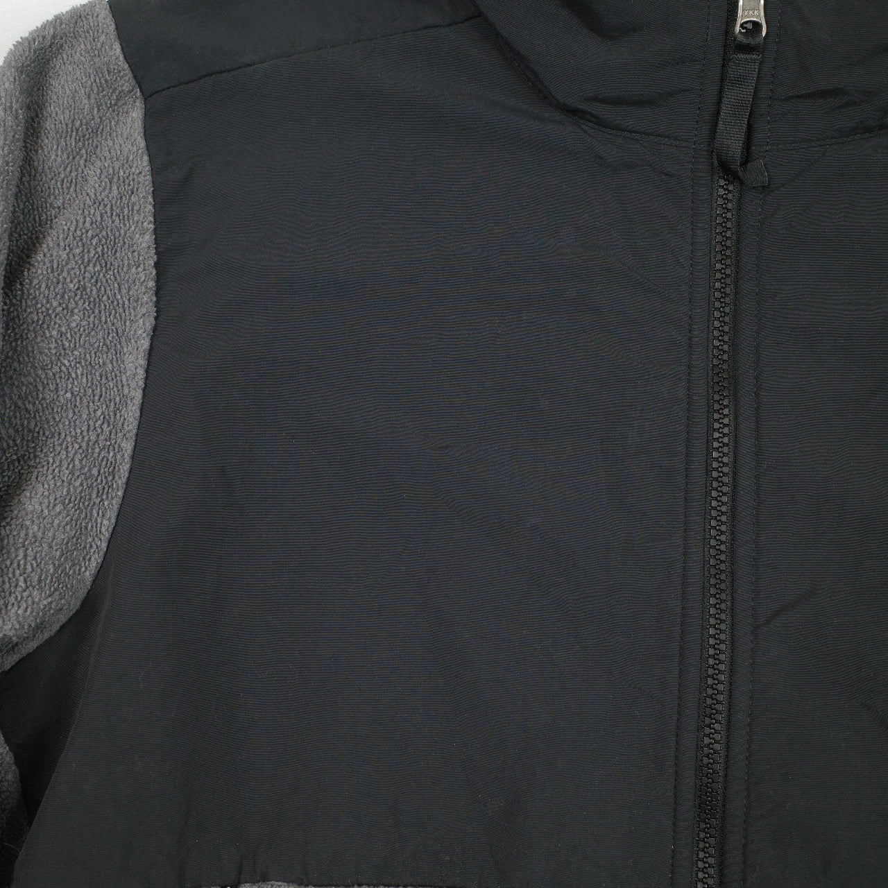 The North Face Denali Full Zip Jacket Grey Black Mens Medium