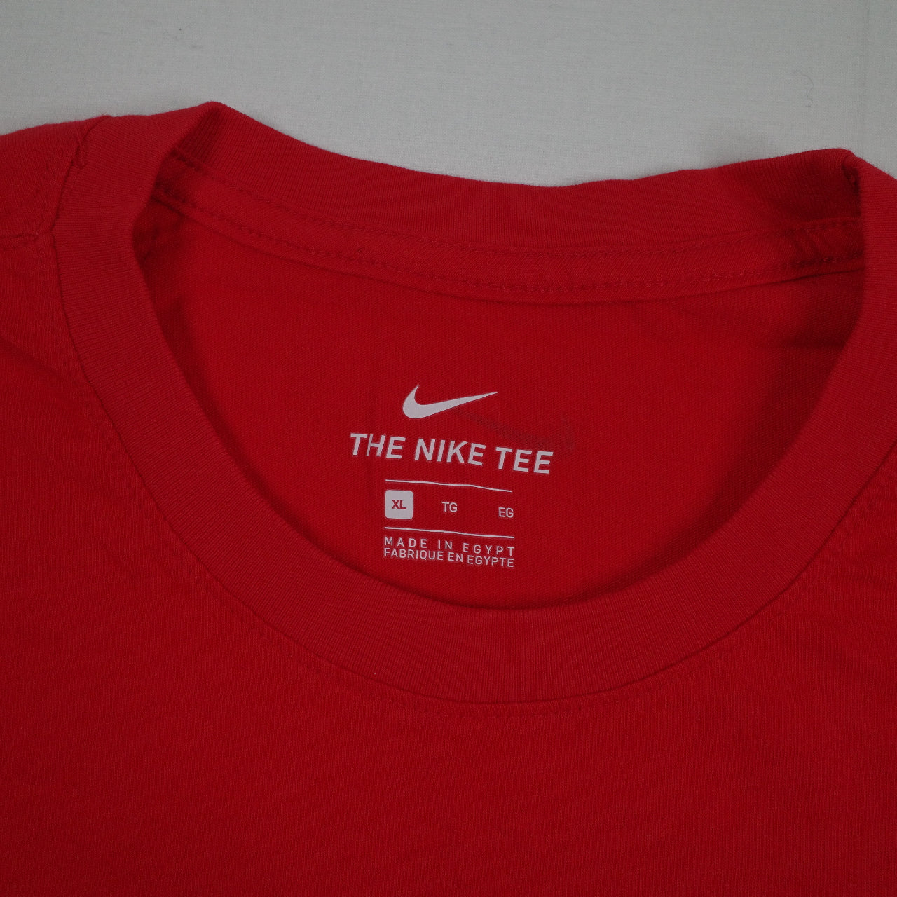 Men’s Nike Double Swoosh Tee MCMLXXII Red Tee Shirt Mens XL