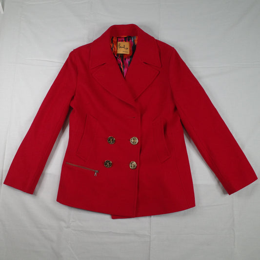 Paul Smith Paul X Red Jacket Satin Lined Womens Medium