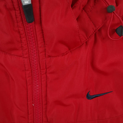 Vintage Nike Puffer Womens Small Red Detachable Hood