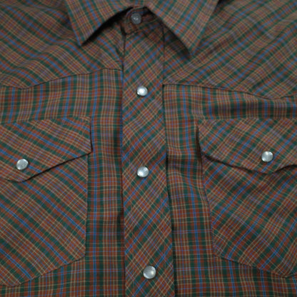Vintage Ranchaire Pearl Snap Button Long Sleeve Shirt Mens XL