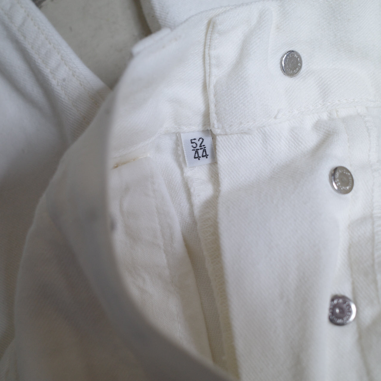 Kenzo Homme White Jeans Pants Made In Italy Waist 36 Length 34