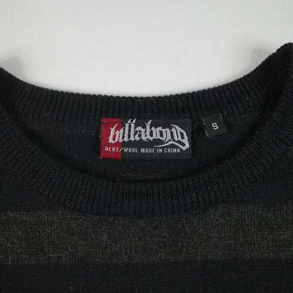 Vintage Billabong Striped Sweater Wool Acrylic  Chest Logo Mens Small