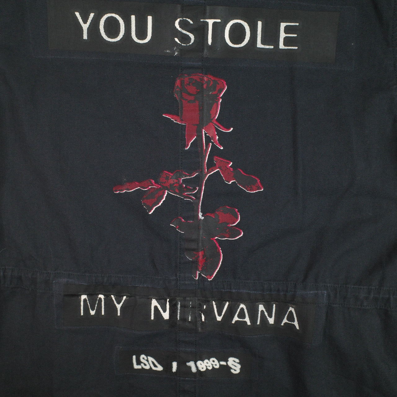Ksubi Field Jacket You Stole My Nirvana Black Button Up Mens Large