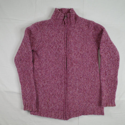 Country Road 100% Wool 1/4 Zip Knit Pink Womens Medium