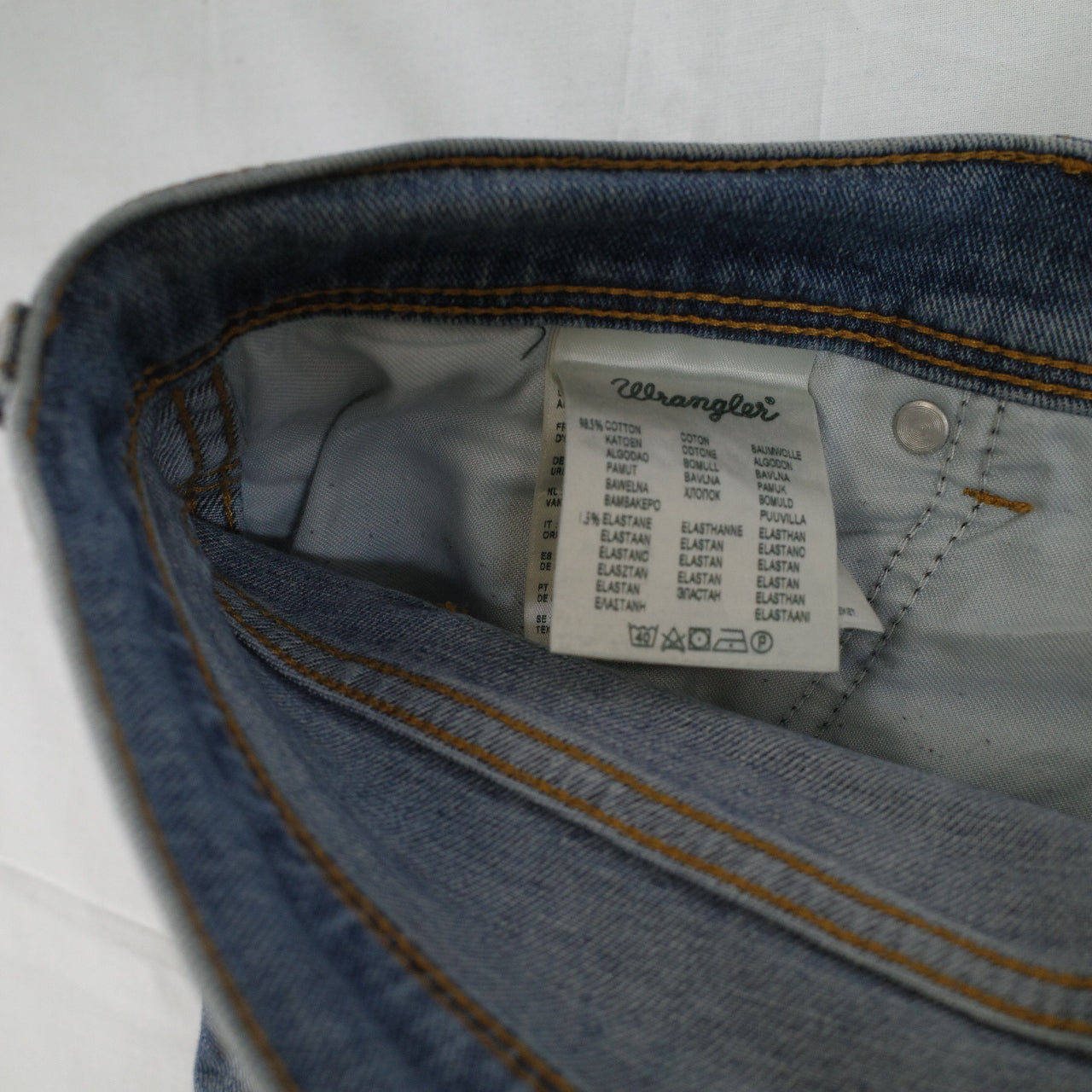 Wrangler Mens Jeans W42 L32 Cowboy Texas Light Blue Denim