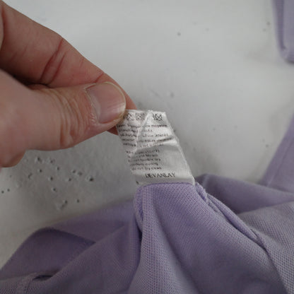 Vintage Lacoste Polo Shirt Lavender Purple Short Sleeve Mens Size 4 Medium