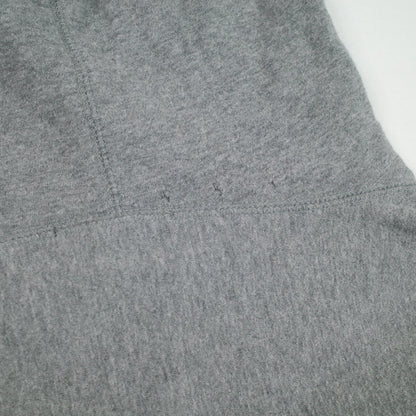 T By Alexander Wang Gray Hoodie Sweater Jacket Unhemmed Sleeves Womens Small