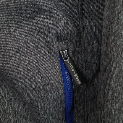 Superdry Jacket Windtrekker Grey Blue Fleece Lined Mens XL