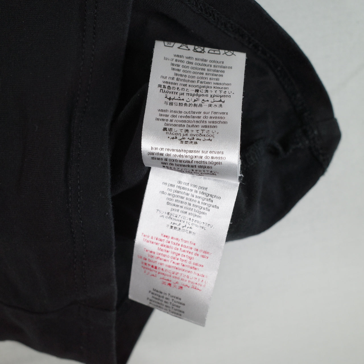 Givenchy Paris Baby 6 Months Crewneck Logo Spellout Black