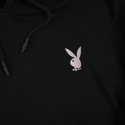 Playboy x Misguided Spell Out Back Print Embroidered Chest Logo Oversized Hoodie Sweater Womens 16