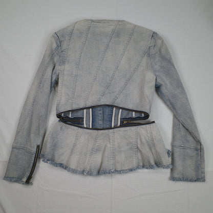 Sass & Bide Denim Jacket Kiss The Sky Collection Western US6 Aus UK10