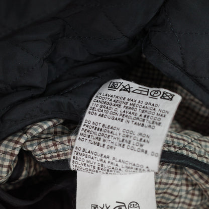 Max Mara Vintage Quilted Black Jacket Missing Buttoms Size 14
