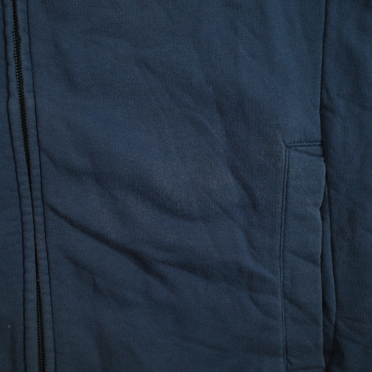 Vintage Converse Cons Blue Full Zip Up Hoodie Mens Medium