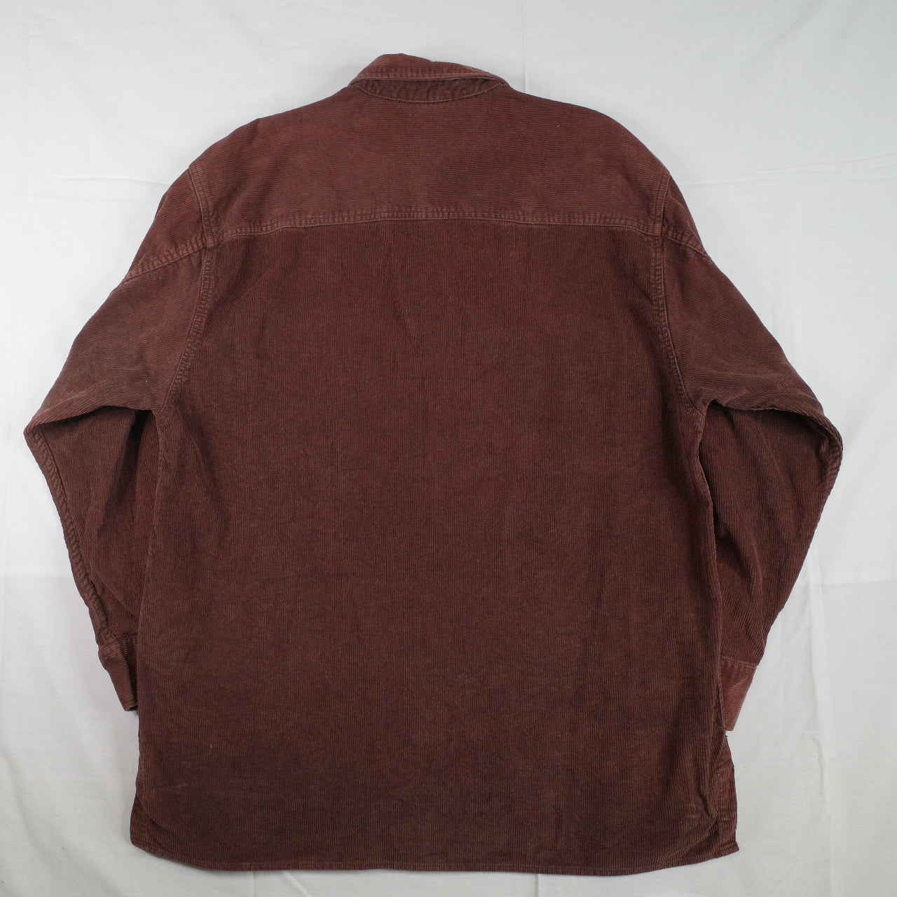 Lee Cord Button Up Long Sleeve Brown Shirt H.D Lee Company Mens Large