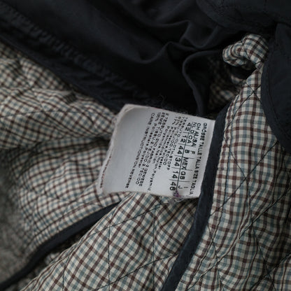 Max Mara Vintage Quilted Black Jacket Missing Buttoms Size 14