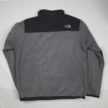 The North Face Denali Full Zip Jacket Grey Black Mens Medium