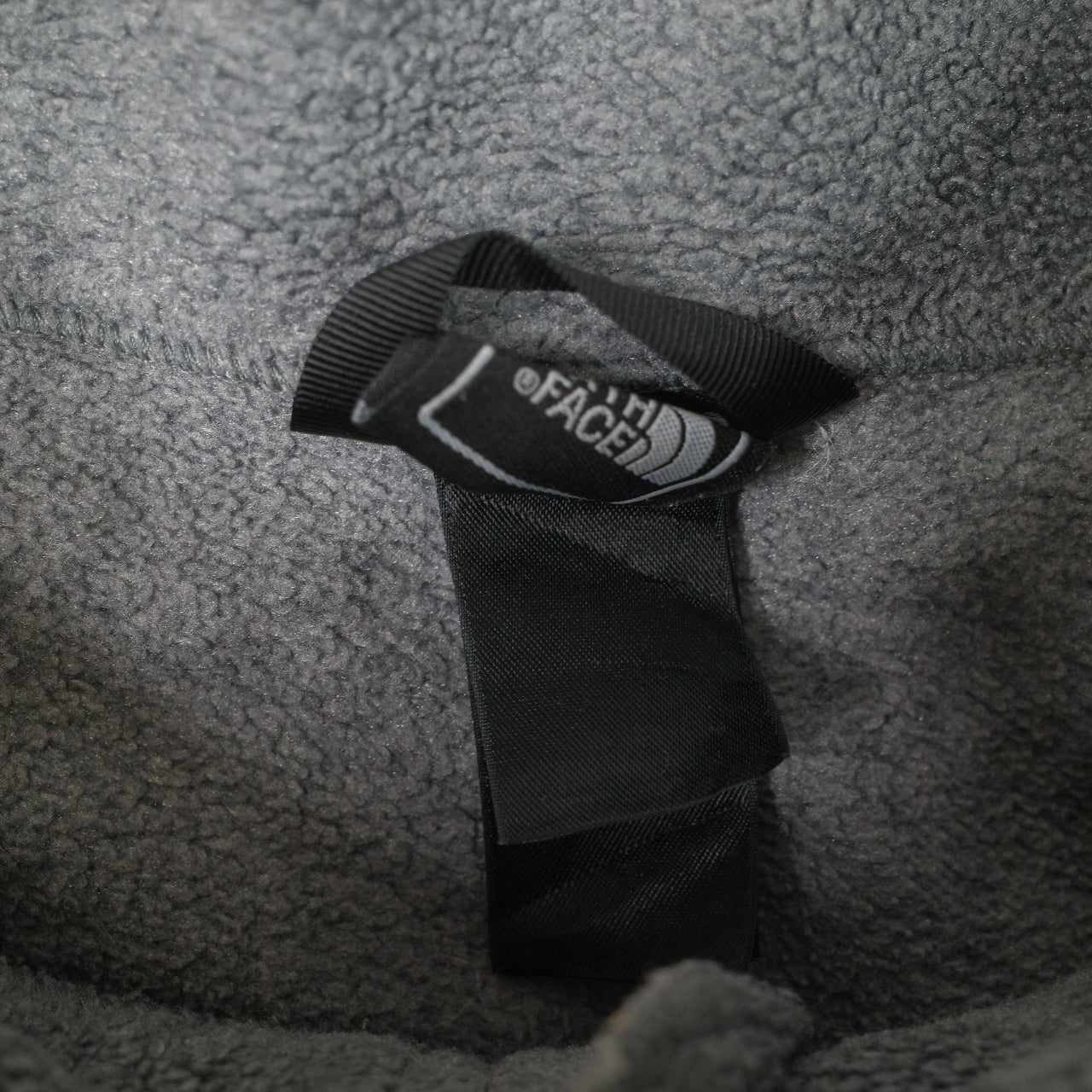 The North Face Denali Full Zip Jacket Grey Black Mens Medium