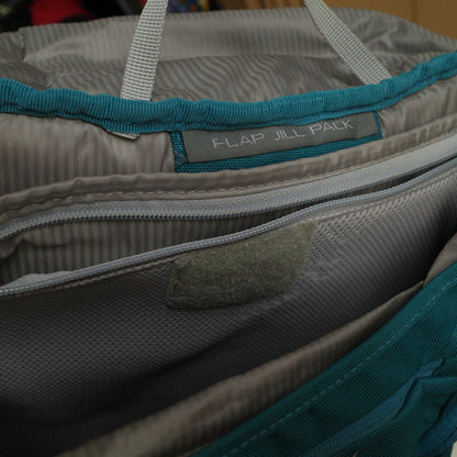 Osprey Flap Jill Pack Green Backpack Hiking Travel Day Bag Camping