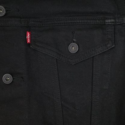 Levis Trucker Jacket Black Dark Horse WaterLess® Mens Large