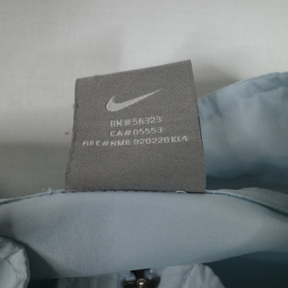 Vintage Nike Packable Baby Blue Track Zip Up Jacket Mens M