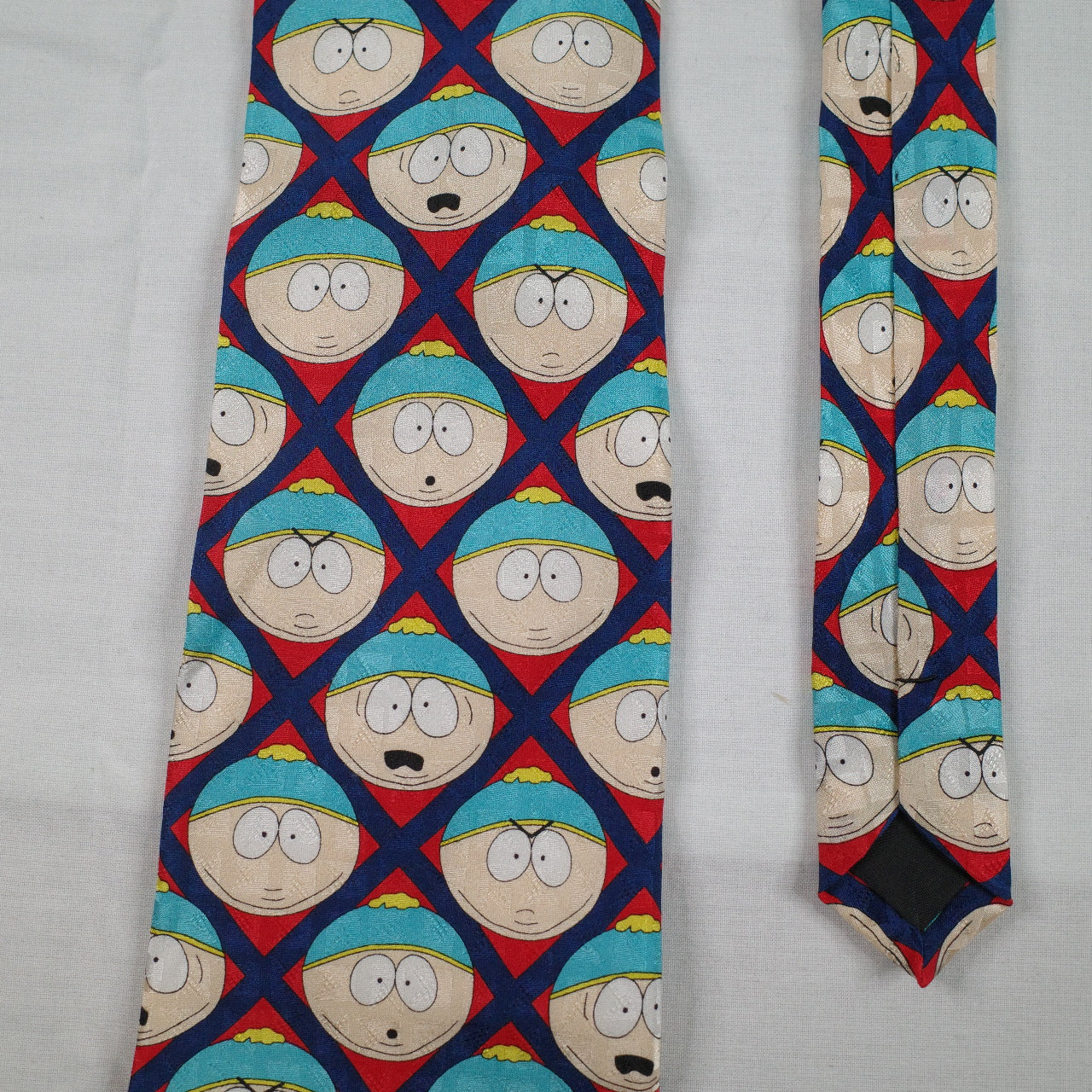 VINTAGE 1998 South Park Tie Men’s Cartman RM Style All Over Print NWOT