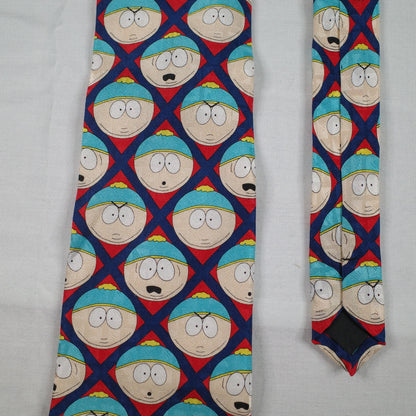 VINTAGE 1998 South Park Tie Men’s Cartman RM Style All Over Print NWOT