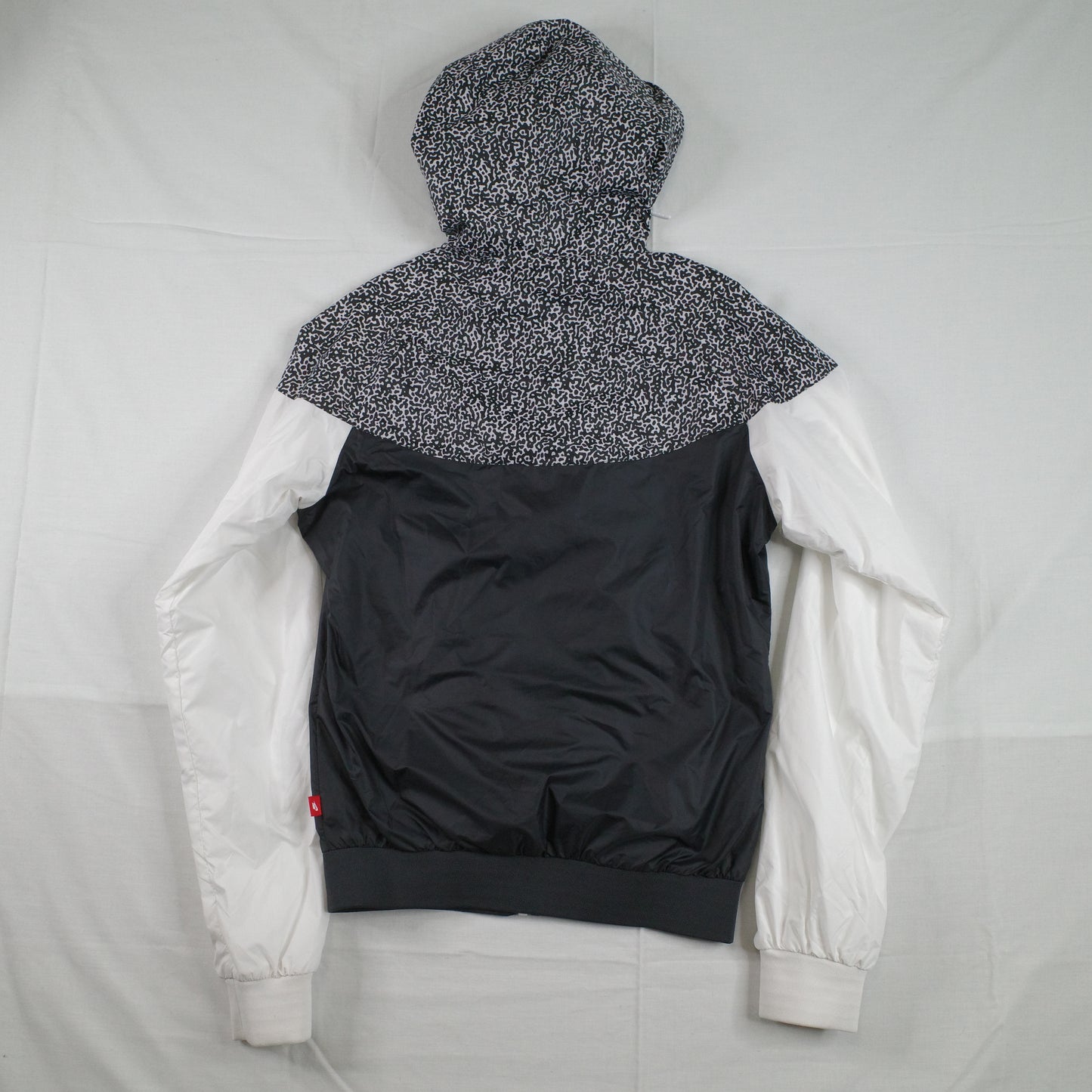 Nike Windrunner Running Jacket AOP Black White Pink Womens Small