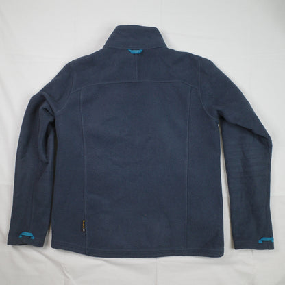 Jack Wolfskin Fleece Mens Medium Blue Nanuk 200 Paw Logo Jacket