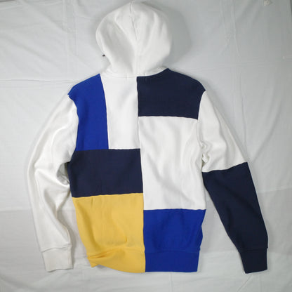 Polo Ralph Lauren Colour Block Multi Color Zip Hoodie Mens Small NWT