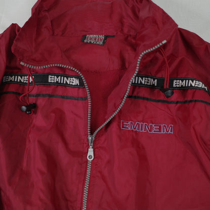 Eminem Slim Shady Maroon Full Zip Shell Jacket Women's 14