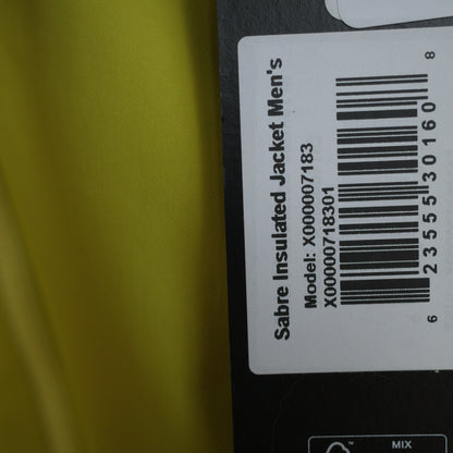 NEW Arc'teryx Sabre Insulated GTX Performance Yellow Lampyre Mens XL Waterproof